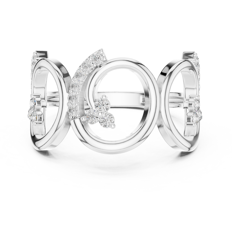Ladies Ring GHFTG@7 - White Gold - Image