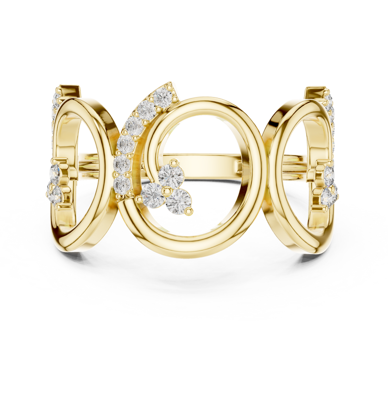 Ladies Ring GHFTG@7 - Yellow Gold - Image