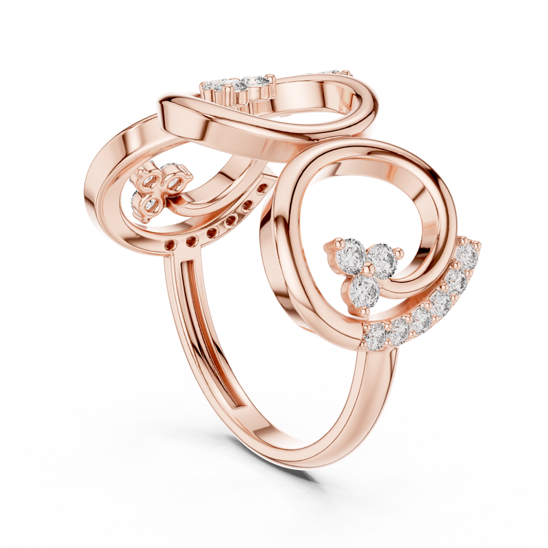 Ladies Ring GHFTG@7 - Rose Gold - Image