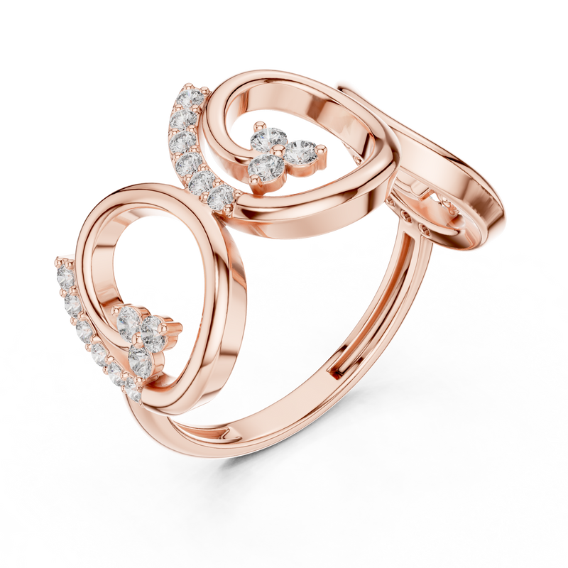 Ladies Ring GHFTG@7 - Rose Gold - Image