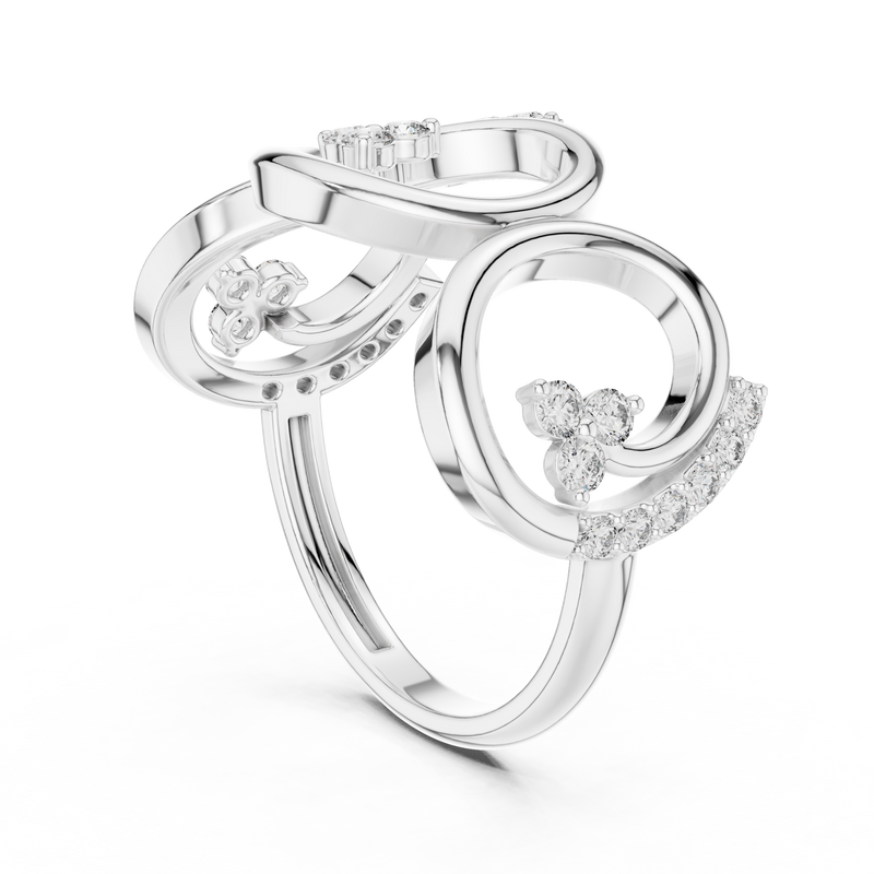 Ladies Ring GHFTG@7 - White Gold - Image
