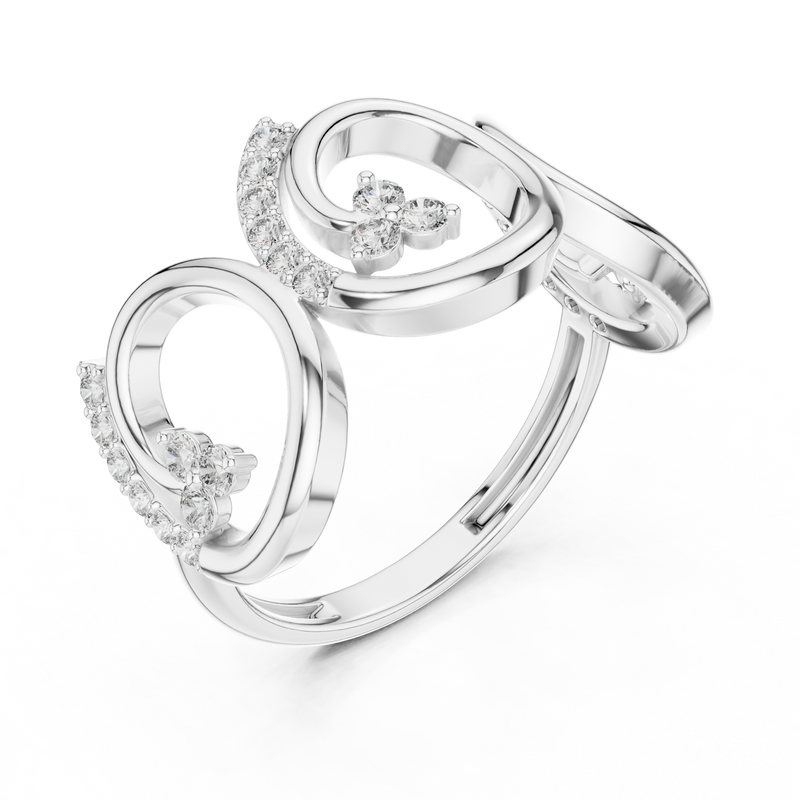 Ladies Ring GHFTG@7 - White Gold - Image