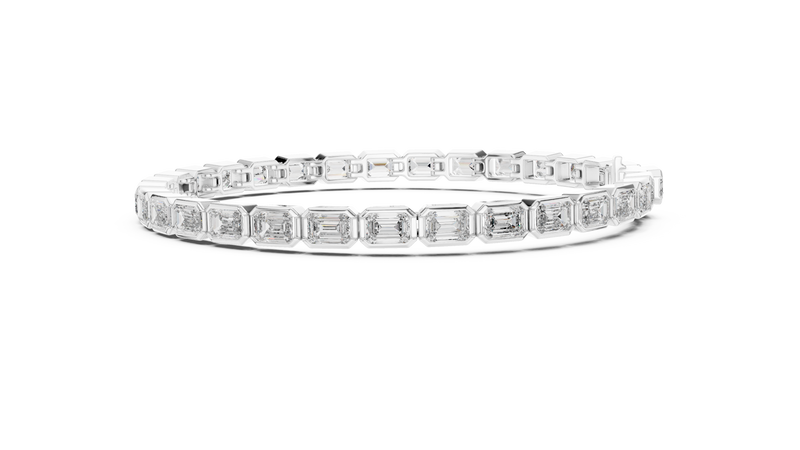 Bracelet GLBR-0002@7 - White Gold - Image