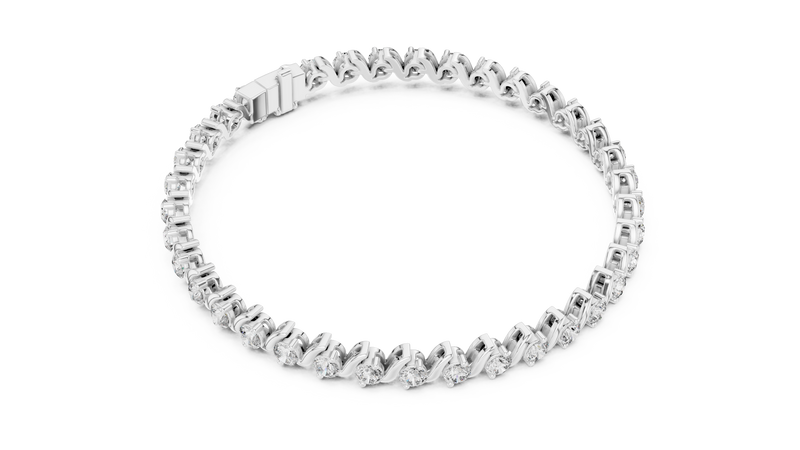 Bracelet GLBR-0003 - White Gold - Image