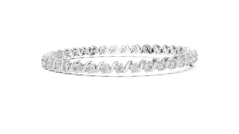 Bracelet GLBR-0003 - White Gold - Image