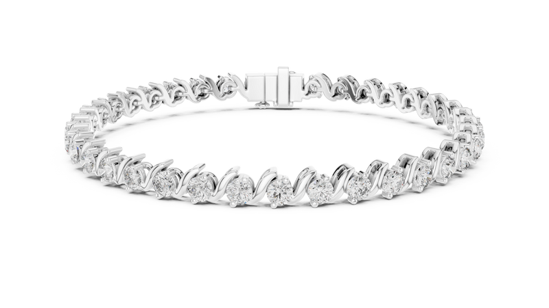 Bracelet GLBR-0003 - White Gold - Image