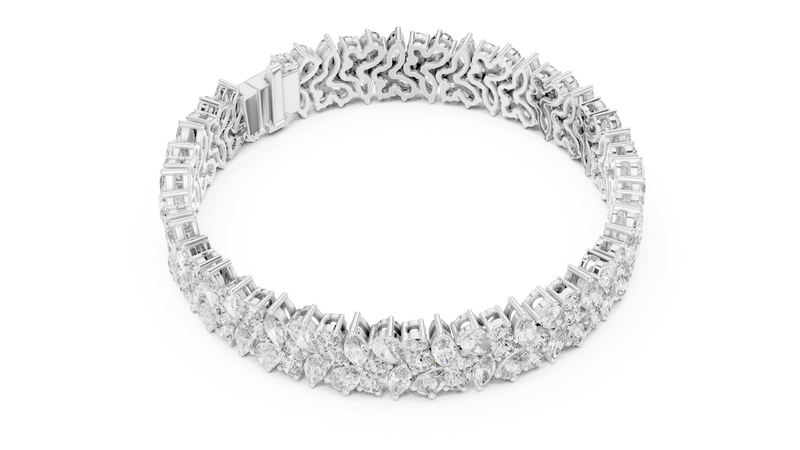 Bracelet GLBR-0004 - White Gold - Image