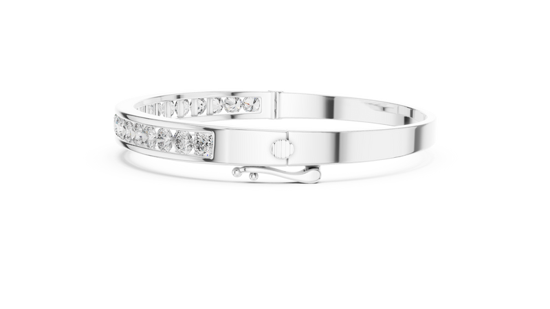 Bracelet GLBR-0005@7 - White Gold - Image