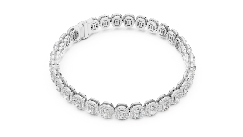 Bracelet GLBR-0006 - White Gold - Image