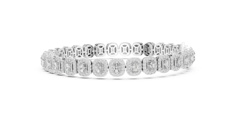 Bracelet GLBR-0006 - White Gold - Image