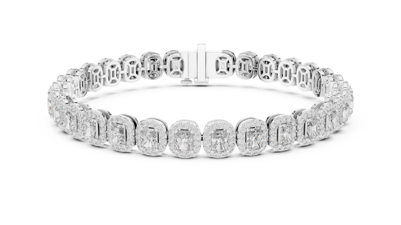 Bracelet GLBR-0006 - White Gold - Image