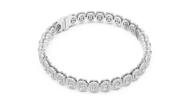 Bracelet GLBR-0006 - White Gold - Image