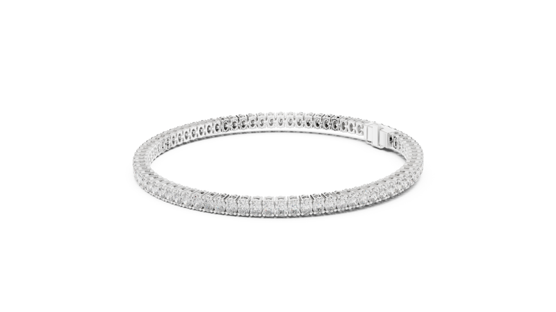 Bracelet GLBR-0007@7 - White Gold - Image