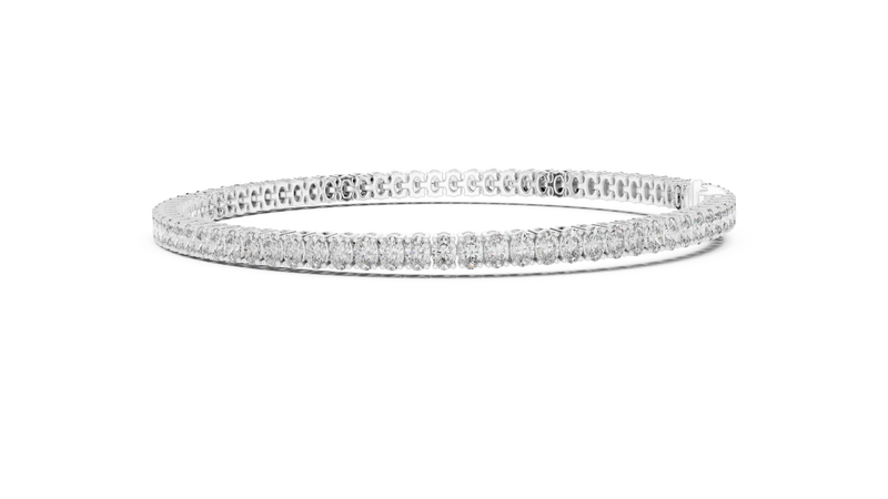 Bracelet GLBR-0007@7 - White Gold - Image