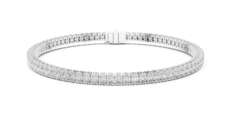 Bracelet GLBR-0007@7 - White Gold - Image