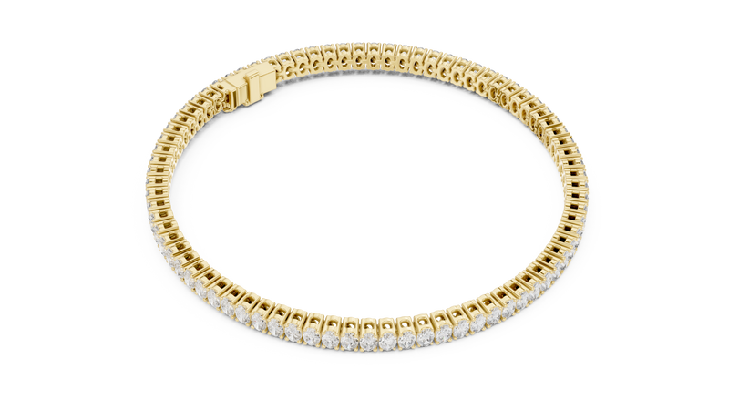 Bracelet GLBR-0007@7 - Yellow Gold - Image