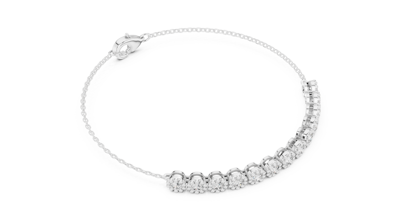 Bracelet GLBR-0008 - White Gold - Image
