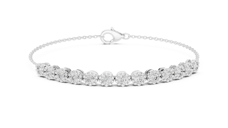 Bracelet GLBR-0008 - White Gold - Image