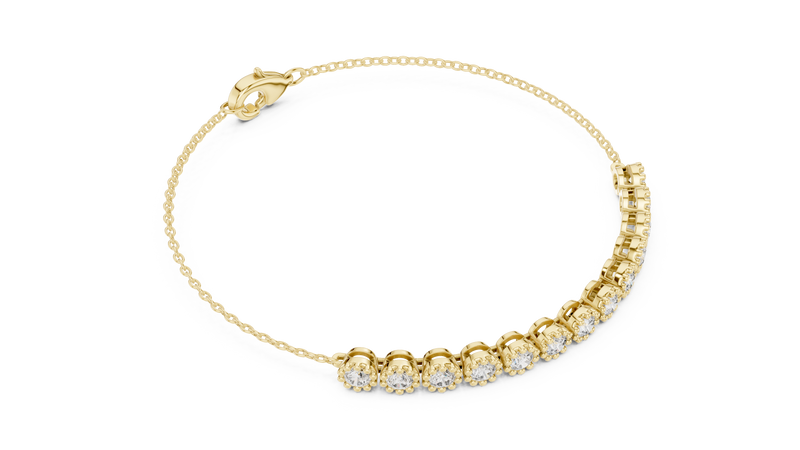 Bracelet GLBR-0008 - Yellow Gold - Image