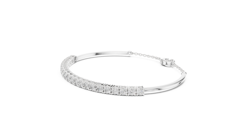 Bracelet GLBR-0010@7 - White Gold - Image