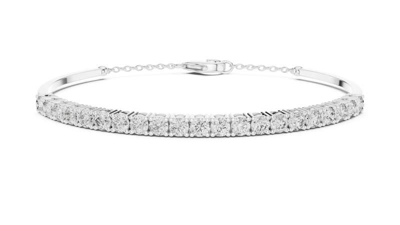 Bracelet GLBR-0010@7 - White Gold - Image