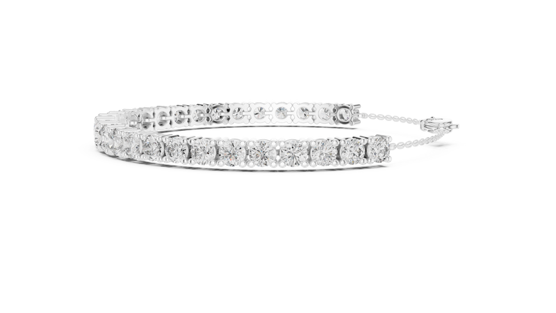 Bracelet GLBR-0011@7 - White Gold - Image