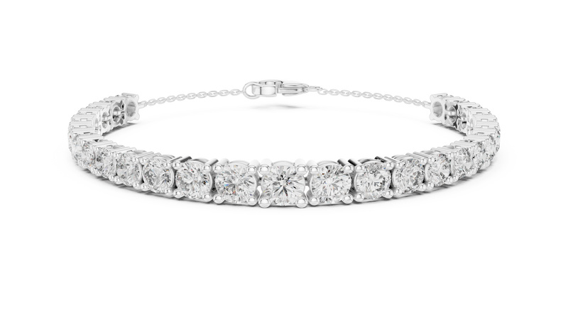 Bracelet GLBR-0011@7 - White Gold - Image
