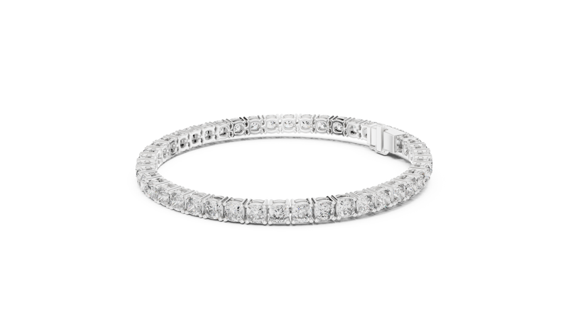 Bracelet GLBR-0012@7 - White Gold - Image