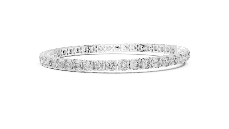 Bracelet GLBR-0012@7 - White Gold - Image