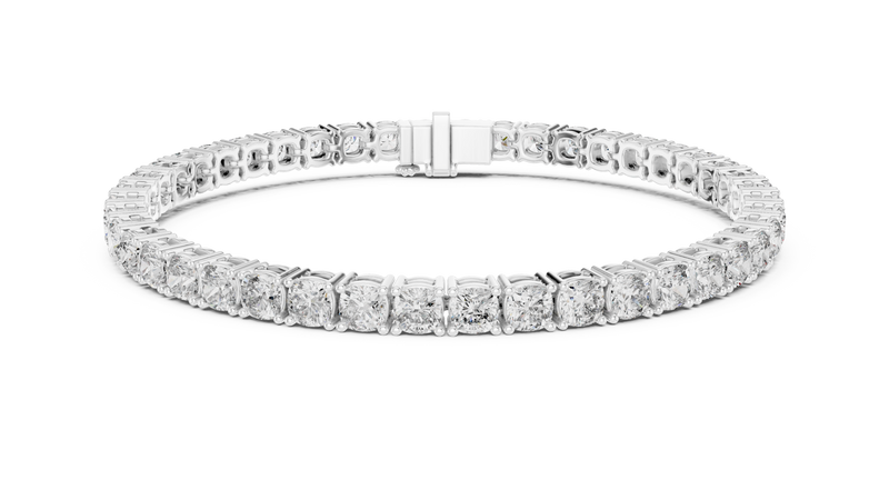 Bracelet GLBR-0012@7 - White Gold - Image
