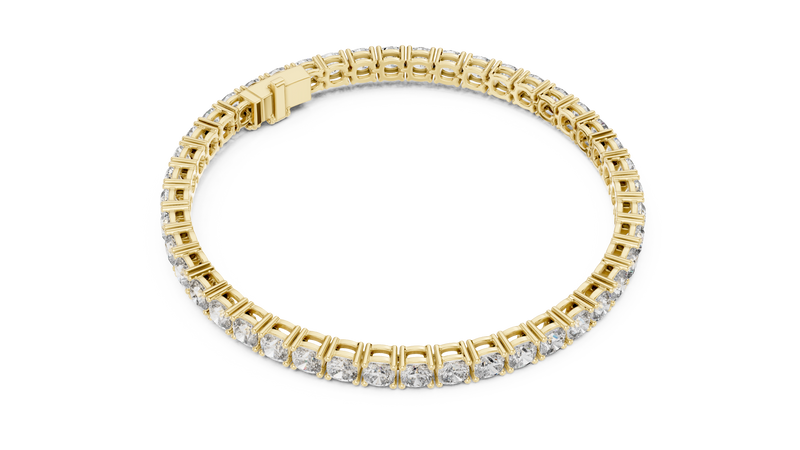 Bracelet GLBR-0012@7 - Yellow Gold - Image