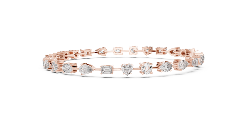 Bracelet GLBR-0013@7 - Rose Gold - Image