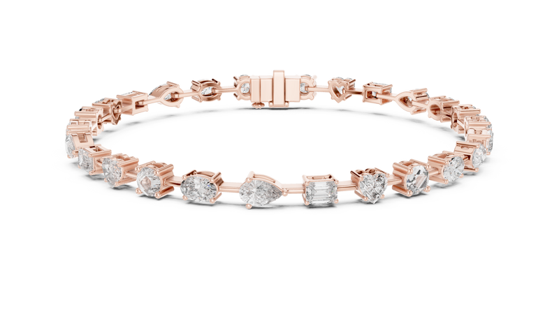 Bracelet GLBR-0013@7 - Rose Gold - Image