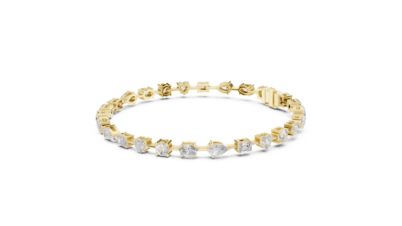 Bracelet GLBR-0013@7 - Yellow Gold - Image