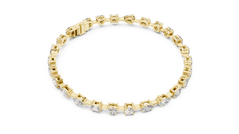 Bracelet GLBR-0013@7 - Yellow Gold - Image
