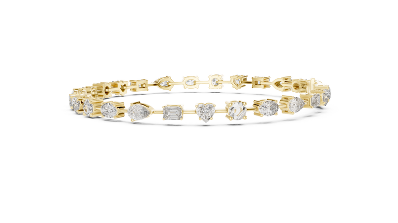 Bracelet GLBR-0013@7 - Yellow Gold - Image