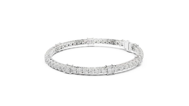 Bracelet GLBR-0014@7 - White Gold - Image