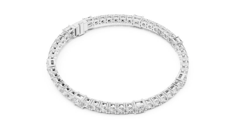 Bracelet GLBR-0014@7 - White Gold - Image