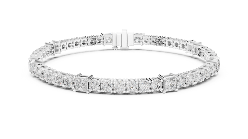 Bracelet GLBR-0014@7 - White Gold - Image