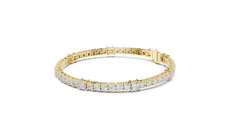 Bracelet GLBR-0014@7 - Yellow Gold - Image