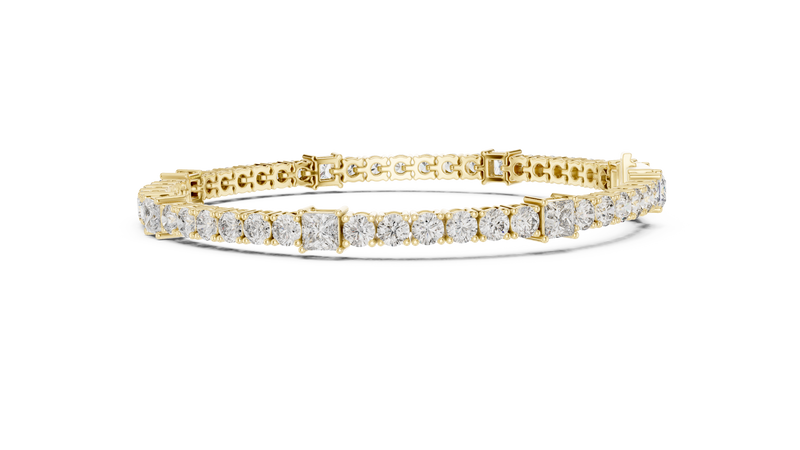 Bracelet GLBR-0014@7 - Yellow Gold - Image
