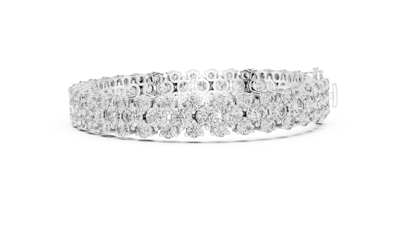 Bracelet GLBR-0017@7 - White Gold - Image