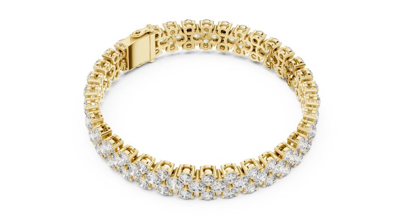 Bracelet GLBR-0017@7 - Yellow Gold - Image