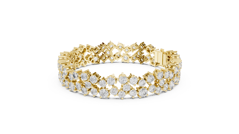 Bracelet GLBR-0019@7 - Yellow Gold - Image