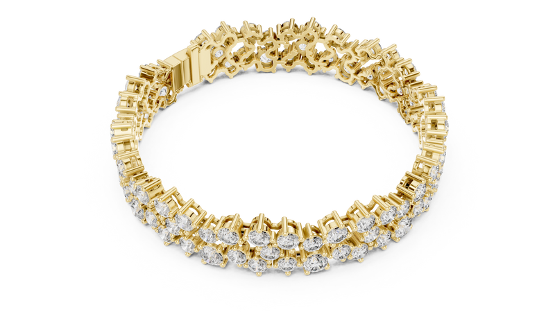 Bracelet GLBR-0019@7 - Yellow Gold - Image