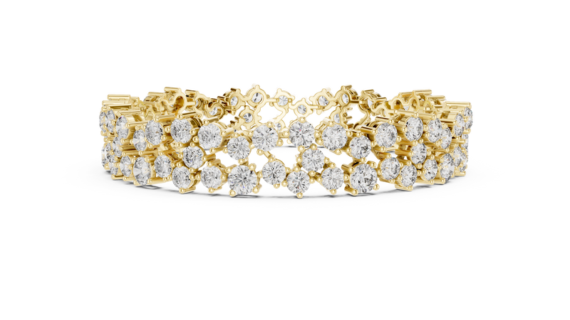 Bracelet GLBR-0019@7 - Yellow Gold - Image