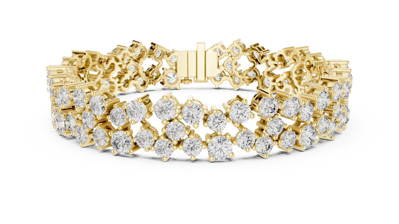 Bracelet GLBR-0019@7 - Yellow Gold - Image