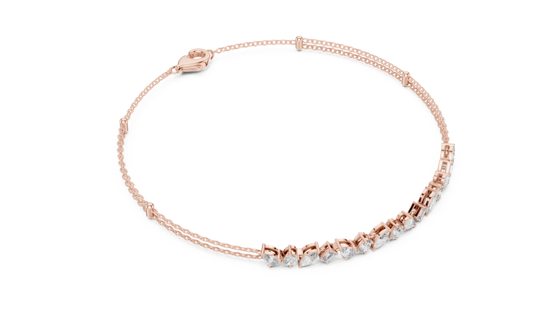 Bracelet GLBR-0020@7 - Rose Gold - Image