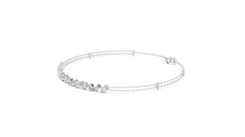 Bracelet GLBR-0020@7 - White Gold - Image
