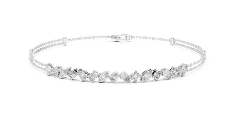 Bracelet GLBR-0020@7 - White Gold - Image